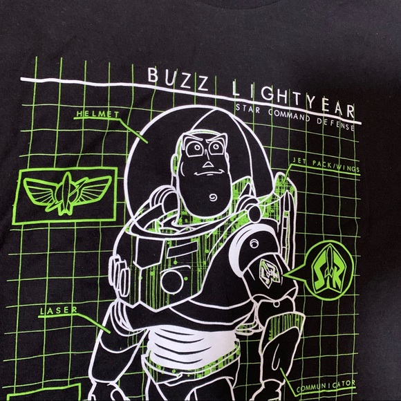 Toy Story Buzz Lightyear Schematic Tee Medium - Picture 4 of 4